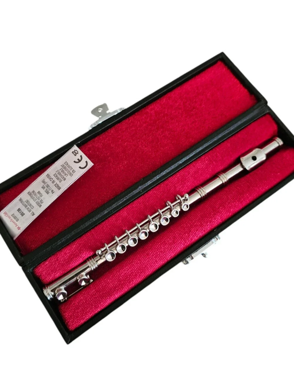 American Girl Doll Truly Me Silver Metal Flute Black Case 2012 Music Instruments